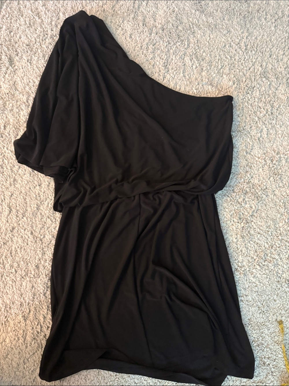 Asymmetrical little black cocktail dress  wedding guest feminine plus size XL - Picture 7 of 7